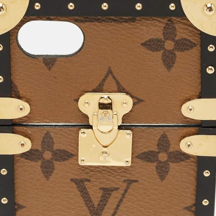 Pre Owned حافظة أي فون 7 لوي فيتون ترانك أي كانفاس ريفيرس مونوغرامي