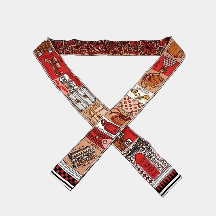 Pre Owned Louis Vuitton Silk Bandeau