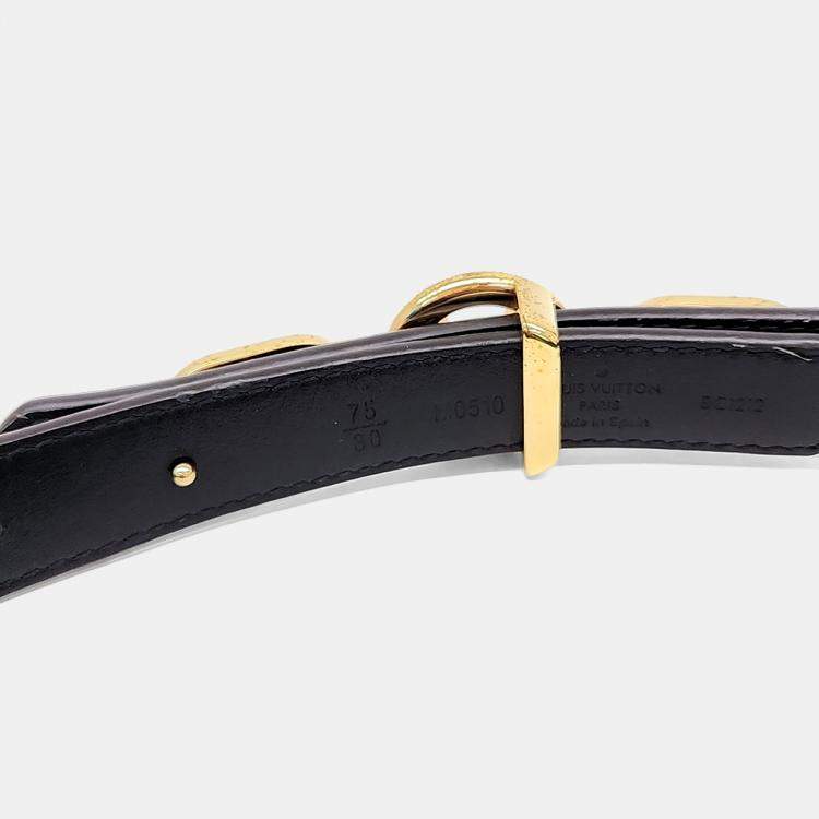 Pre Owned Louis Vuitton Circle Prime Reversible Belt