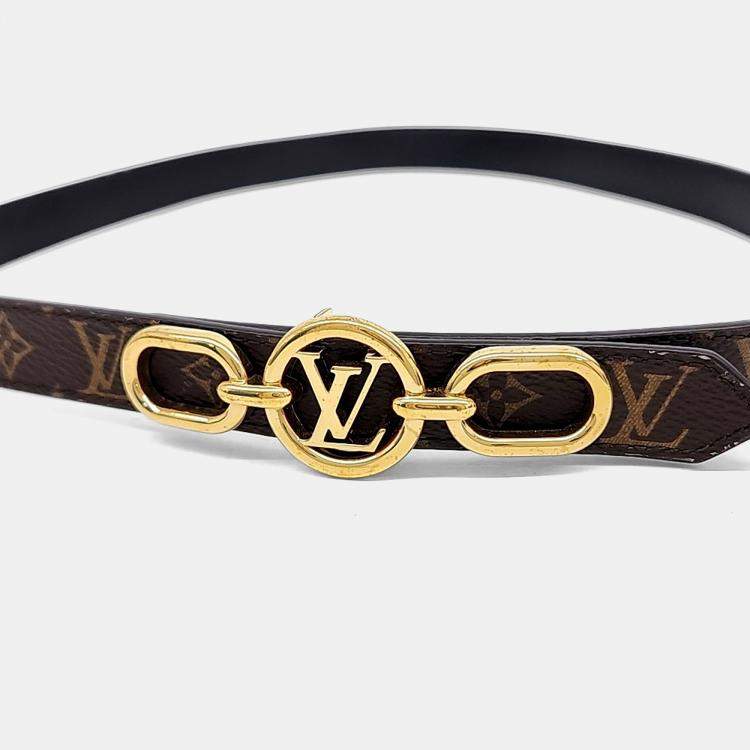 Pre Owned Louis Vuitton Circle Prime Reversible Belt