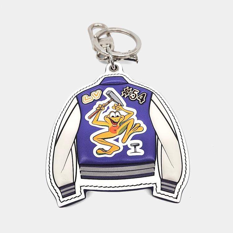 Pre Owned Louis Vuitton LV Varsity Jacket Illustration Baek Cham-gyeom Keychain