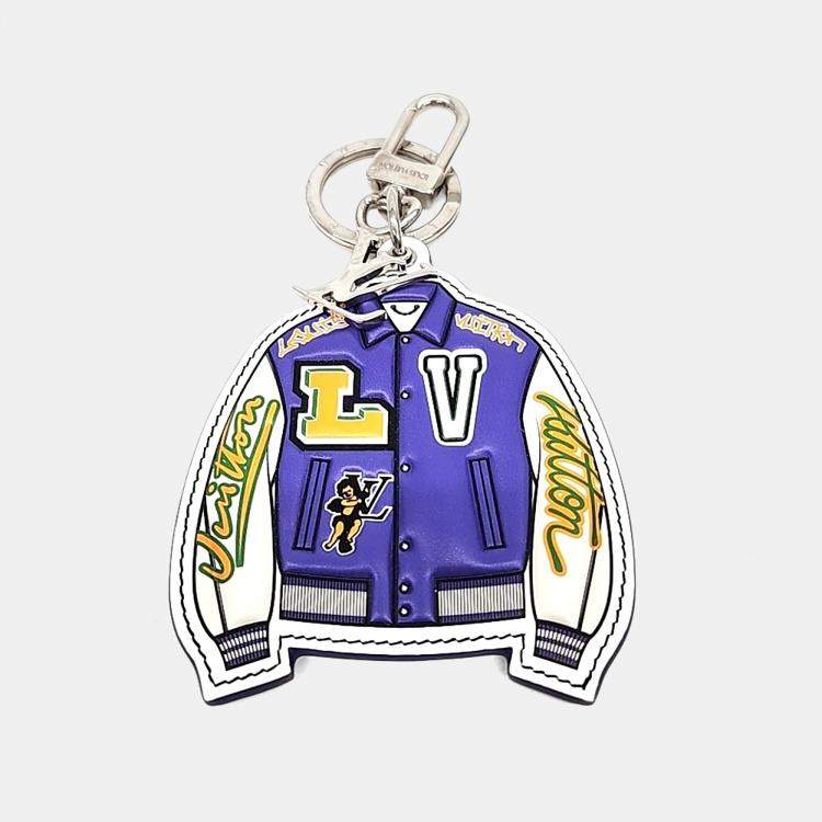 Pre Owned Louis Vuitton LV Varsity Jacket Illustration Baek Cham-gyeom Keychain