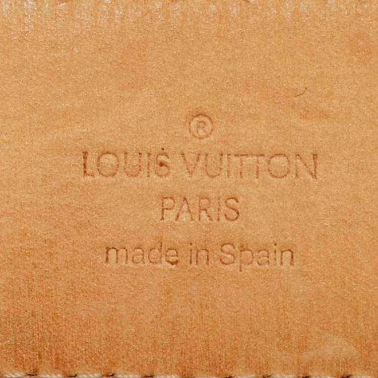 Pre Owned Louis Vuitton LV Initiales 85CM Damier Azur Canvas