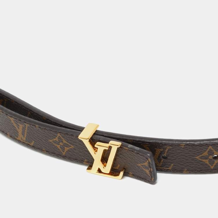 Pre Owned Louis Vuitton LV Initiales 75CM Black Monogram Canvas and Leather