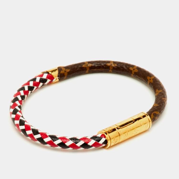 Pre Owned Louis Vuitton Daily Confidential Escape Monogram Canvas Bracelet