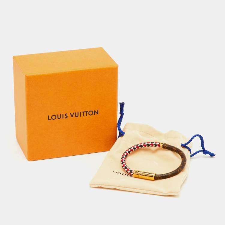 Pre Owned Louis Vuitton Daily Confidential Escape Monogram Canvas Bracelet