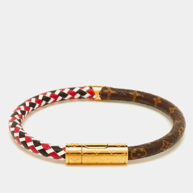 Pre Owned Louis Vuitton Daily Confidential Escape Monogram Canvas Bracelet