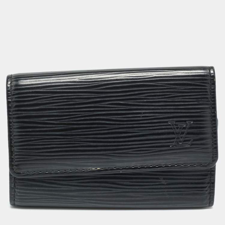 مملوكة مسبقًا Louis Vuitton 6 Key Holder Black Epi Leather