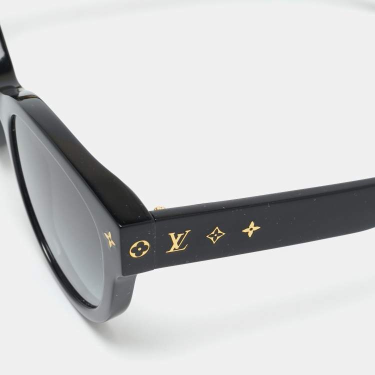 Pre Owned Louis Vuitton Black Gradient Z1526W My Monogram Round Sunglasses