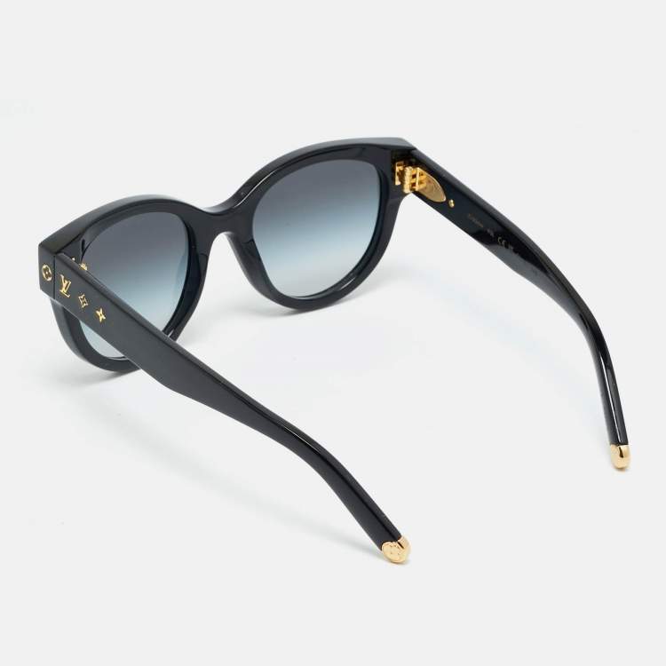 Pre Owned Louis Vuitton Black Gradient Z1526W My Monogram Round Sunglasses
