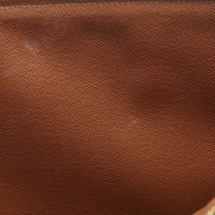 Pre Owned Louis Vuitton Poche Document Portfolio Monogram Canvas Case