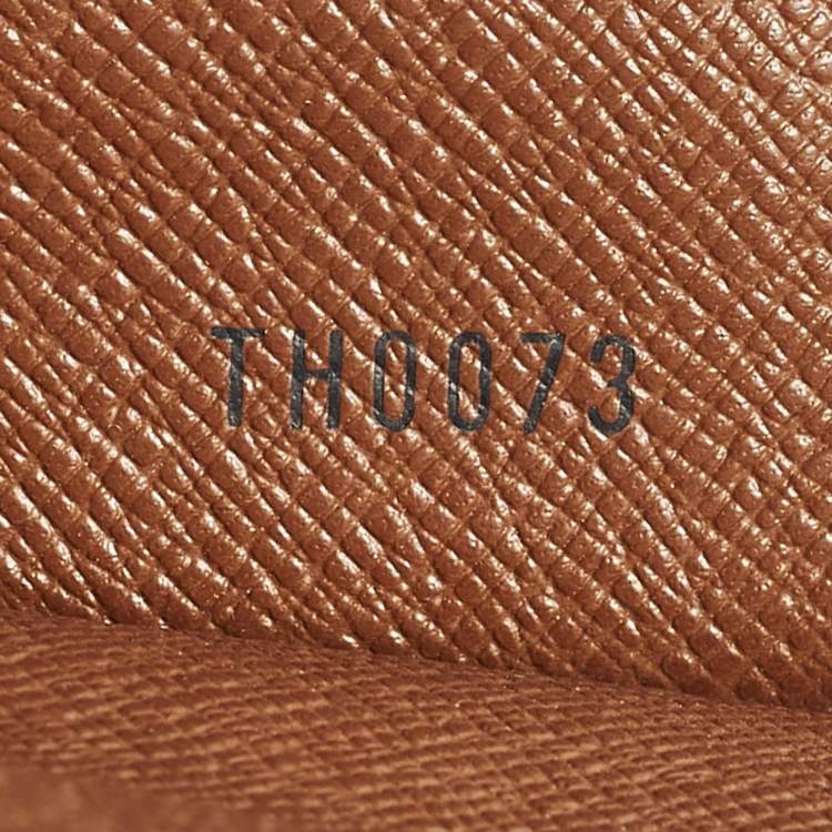 Pre Owned Louis Vuitton Poche Document Portfolio Monogram Canvas Case