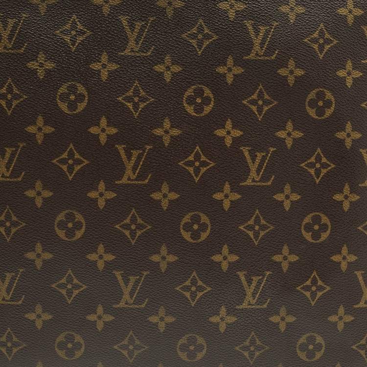 Pre Owned Louis Vuitton Poche Document Portfolio Monogram Canvas Case
