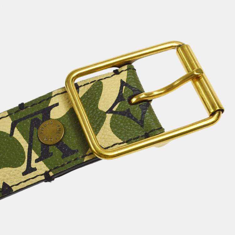 Pre Owned Louis Vuitton Monogramouflage Ceinture Belt