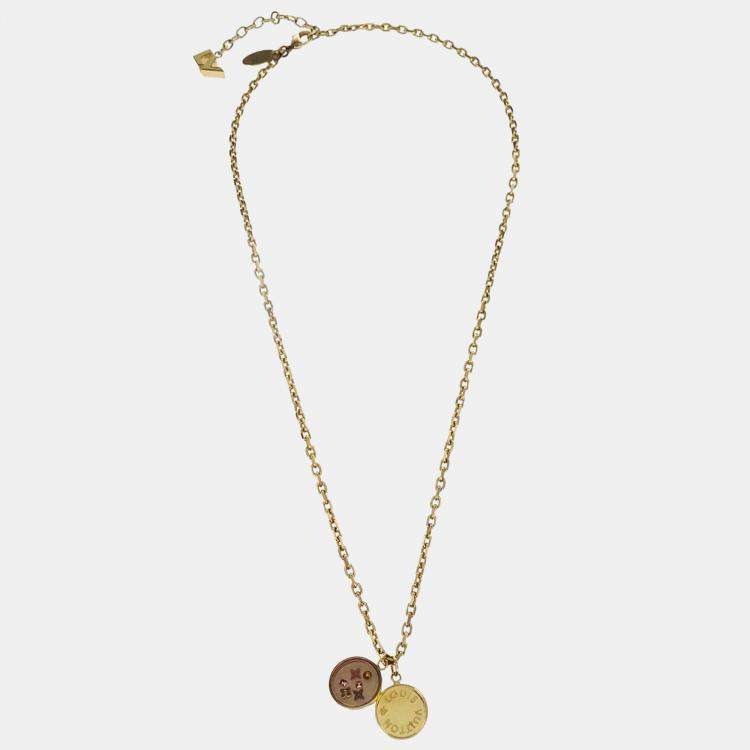 Pre Owned Louis Vuitton Collier Unclusion Art Deco Necklace