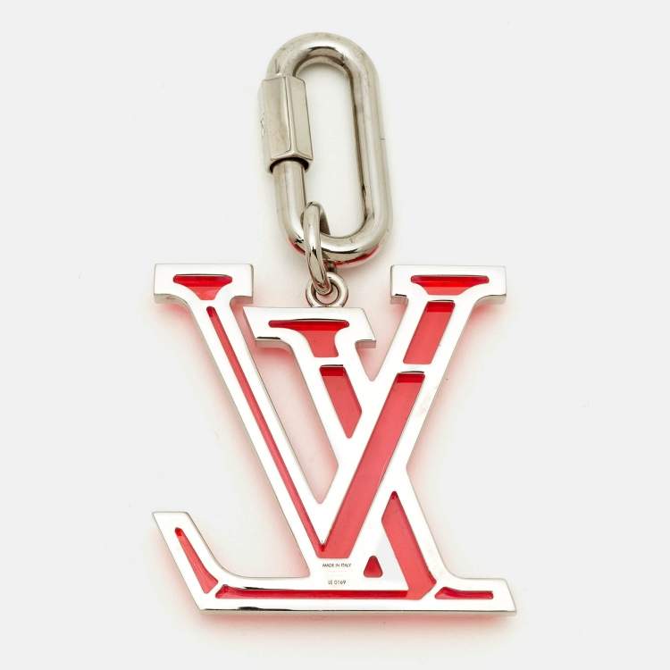Pre Owned Louis Vuitton Prism Key Holder Neon Pink Acrylic