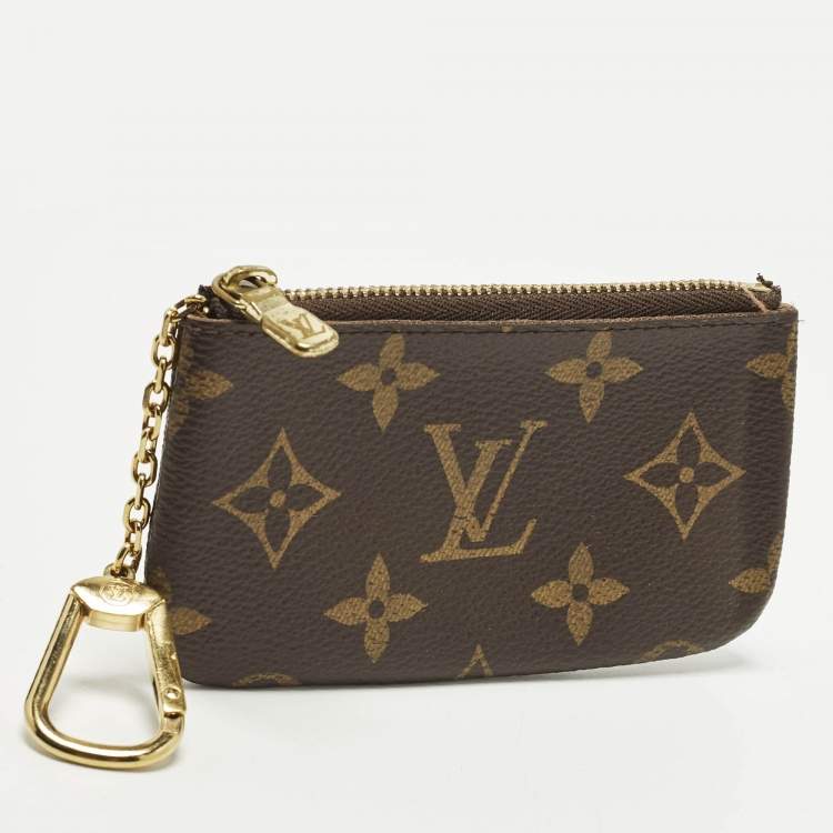Pre Owned Louis Vuitton Monogram Canvas Key Pouch