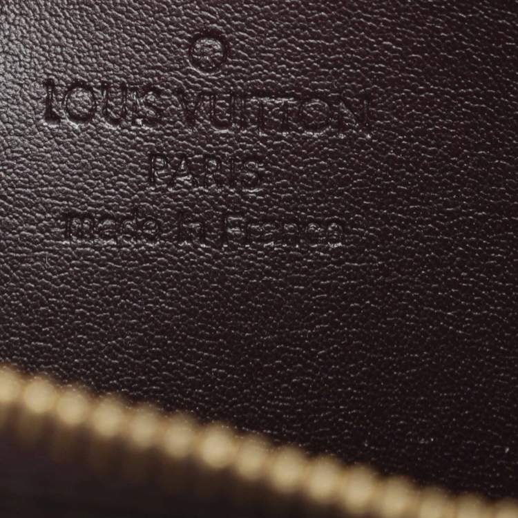 Pre Owned Louis Vuitton Trousse Amarante Monogram Vernis Cosmetic Pouch