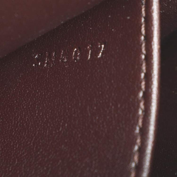 Pre Owned Louis Vuitton Trousse Amarante Monogram Vernis Cosmetic Pouch