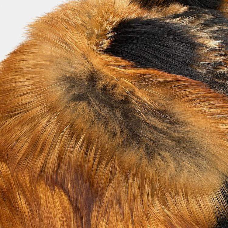 Pre Owned Louis Vuitton Echarpe Fleur Essential Brown Fox Beaver Coyote