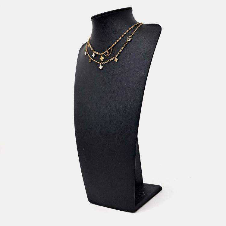 Pre Owned Louis Vuitton Blooming Strass Necklace