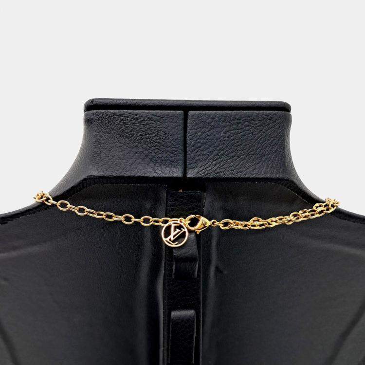Pre Owned Louis Vuitton Blooming Strass Necklace