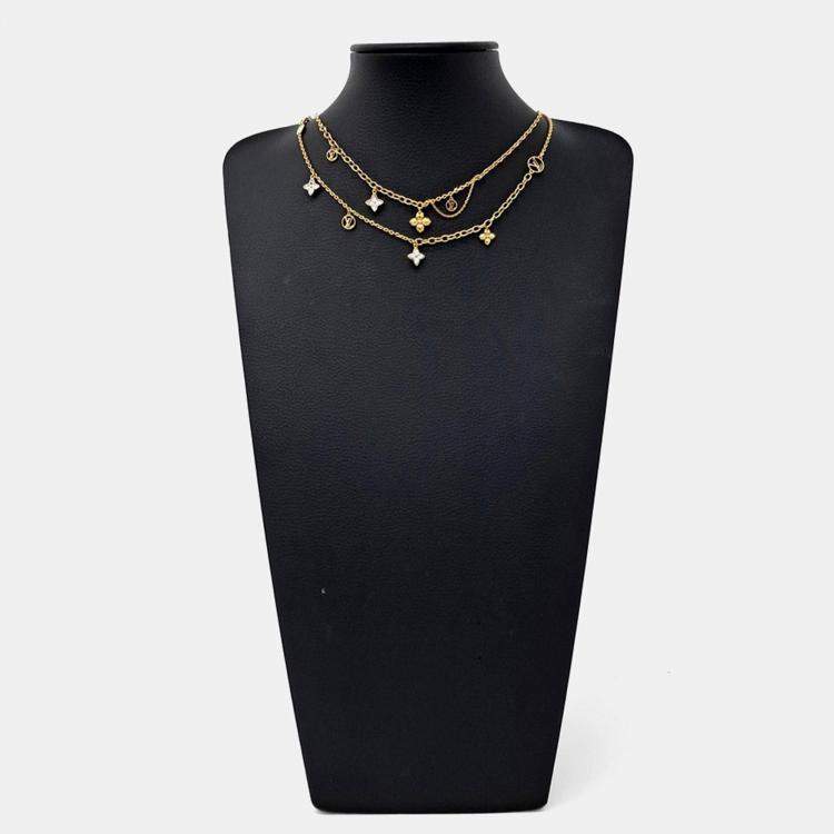 Pre Owned Louis Vuitton Blooming Strass Necklace
