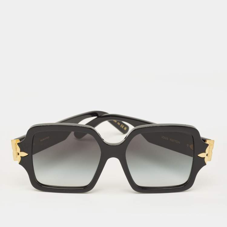 Pre Owned Louis Vuitton Black Gradient Z1750W My Flower Sunglasses