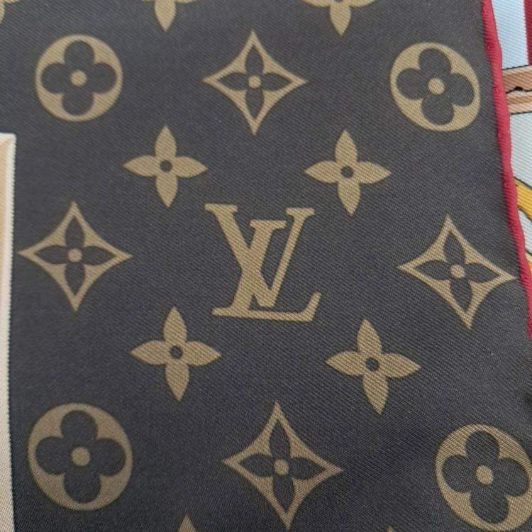 Pre Owned Louis Vuitton Neverfull Silk Scarf