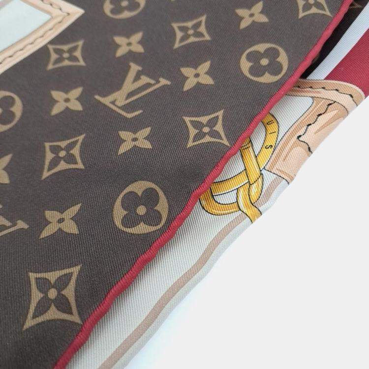 Pre Owned Louis Vuitton Neverfull Silk Scarf