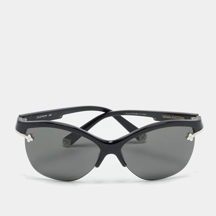 Pre Owned Louis Vuitton Black Z0294W Violette Half Rim Cat Eye Sunglasses