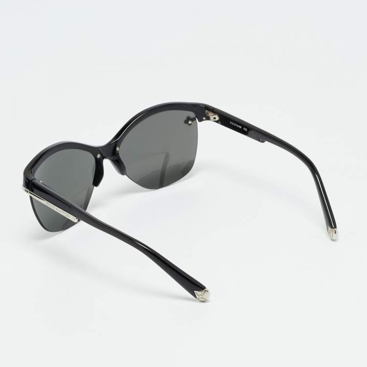 Pre Owned Louis Vuitton Black Z0294W Violette Half Rim Cat Eye Sunglasses