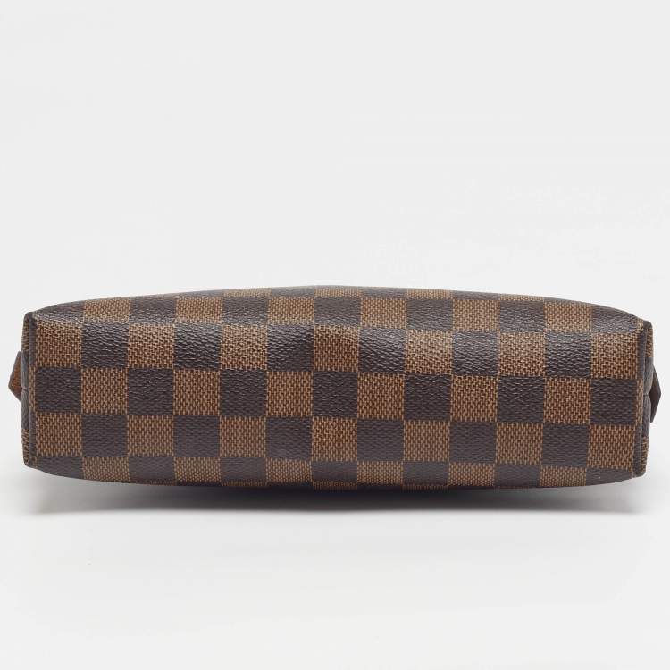 Pre Owned  Louis Vuitton Cosmetic GM Damier Ebene Canvas Pouch 
