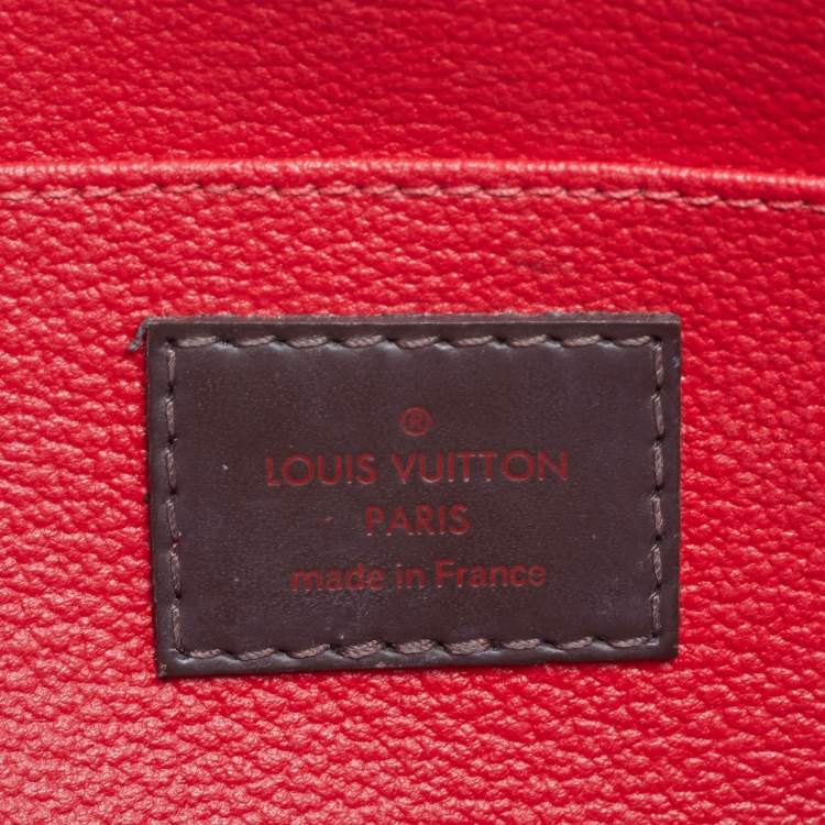 Pre Owned  Louis Vuitton Cosmetic GM Damier Ebene Canvas Pouch 