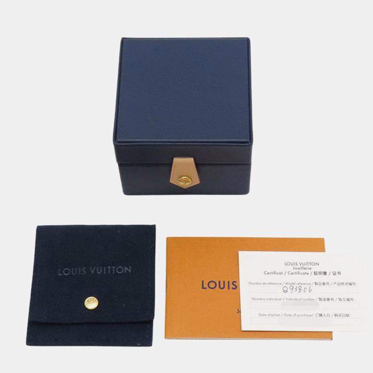 Pre Owned Louis Vuitton Vault One Pendant Size PM 18K White Gold