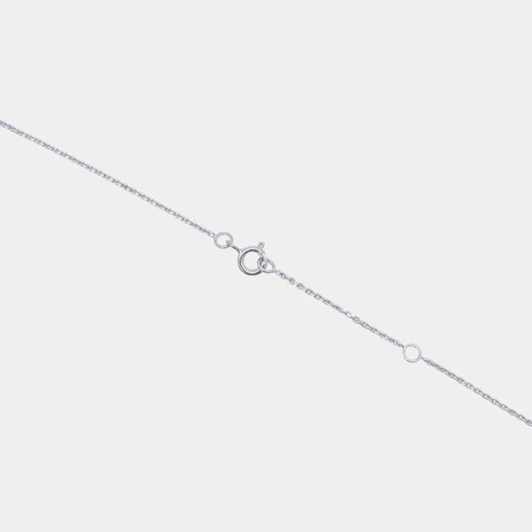 Pre Owned Louis Vuitton Vault One Pendant Size PM 18K White Gold