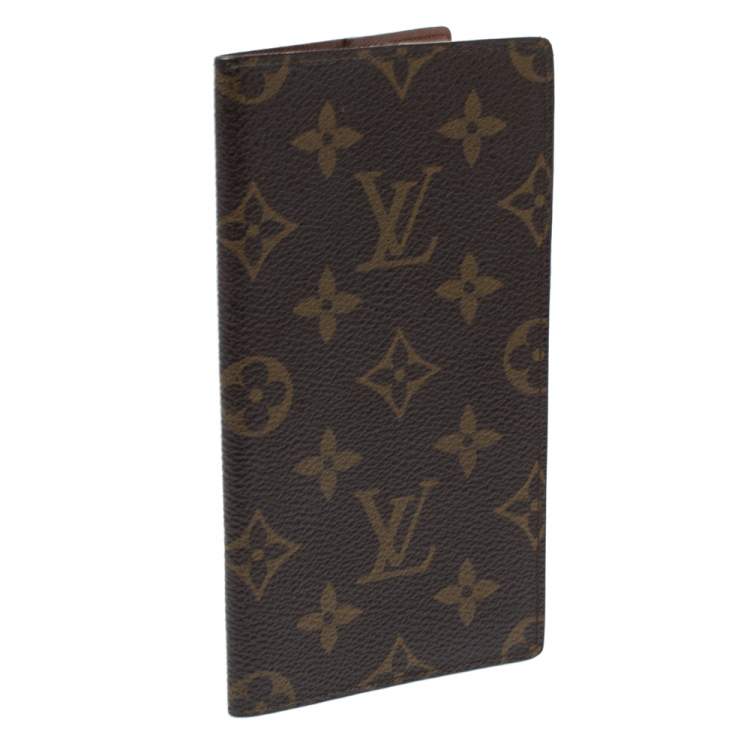 Pre Owned Louis Vuitton Monogram Canvas Pocket Agenda Cover