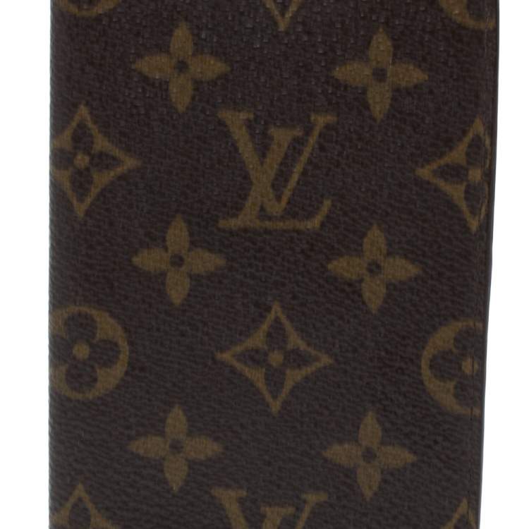 Pre Owned Louis Vuitton Monogram Canvas Pocket Agenda Cover