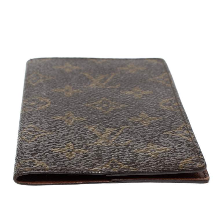 Pre Owned Louis Vuitton Monogram Canvas Pocket Agenda Cover