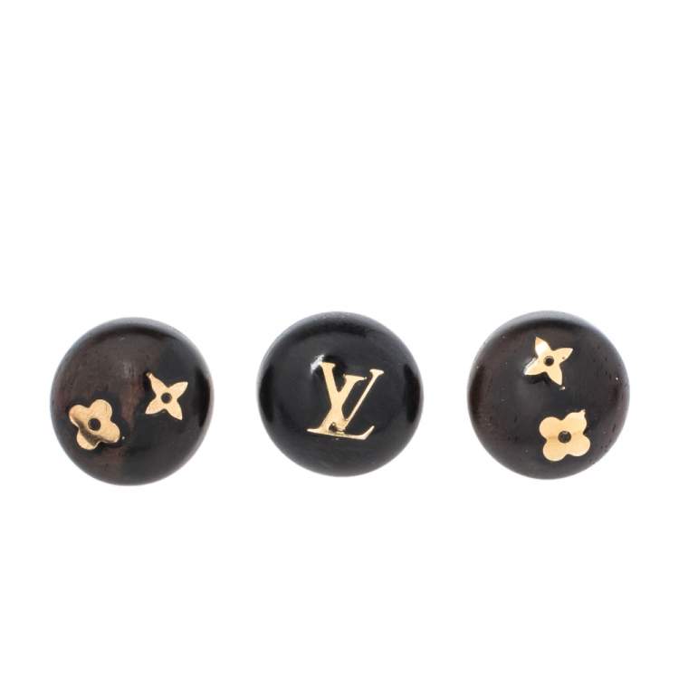 Vintage Louis Vuitton Monogram Earrings