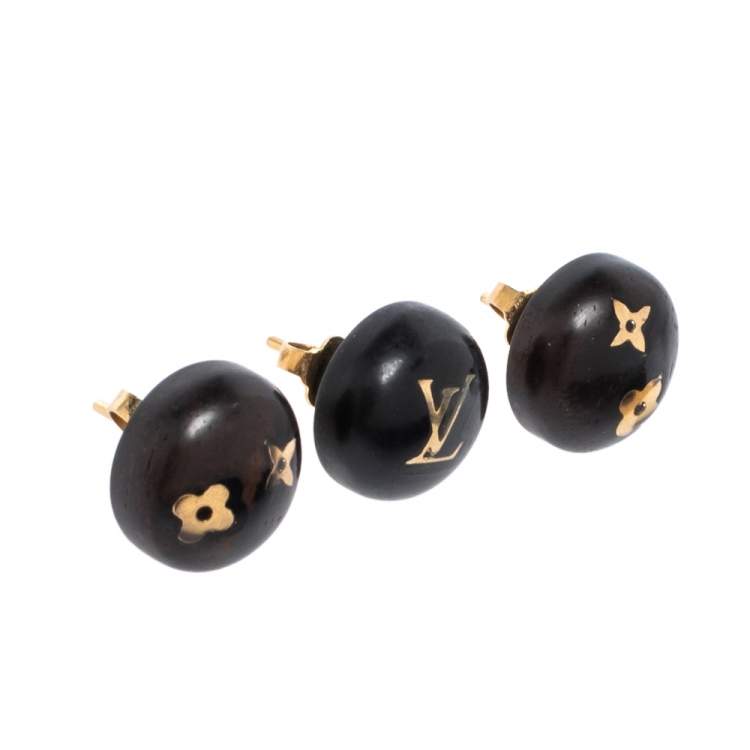 monogram earrings set