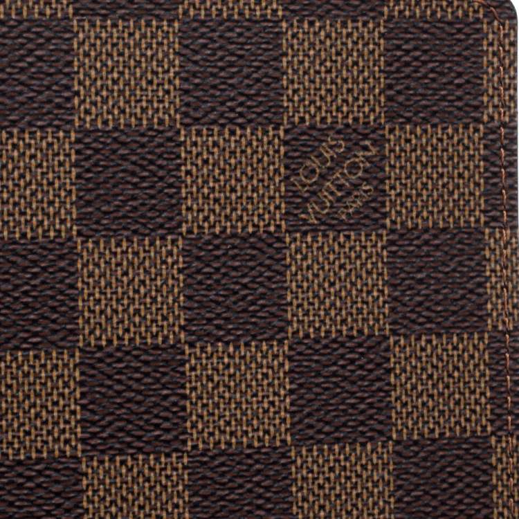 مملوكة مسبقًا Louis Vuitton Damier Ebene Canvas Agenda Cover