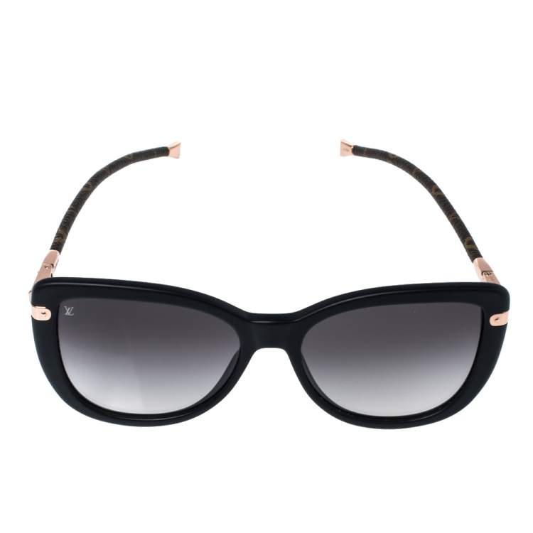 Louis Vuitton Black & Monogram Canvas/ Grey Gradient Z0781W Charlotte Sunglasses  Louis Vuitton