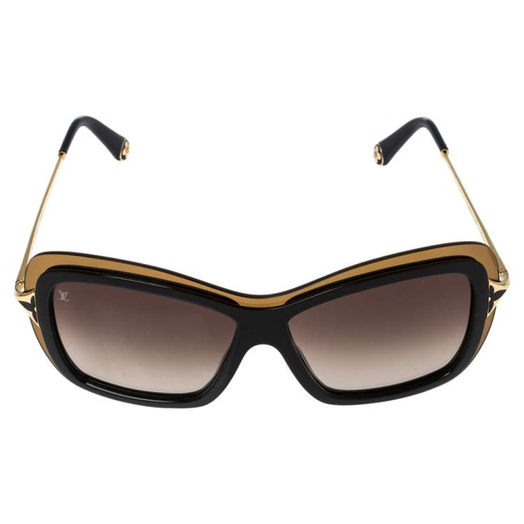 Louis Vuitton Brown/ Brown Gradient Z0323W Poppy Square Sunglasses Louis  Vuitton | The Luxury Closet