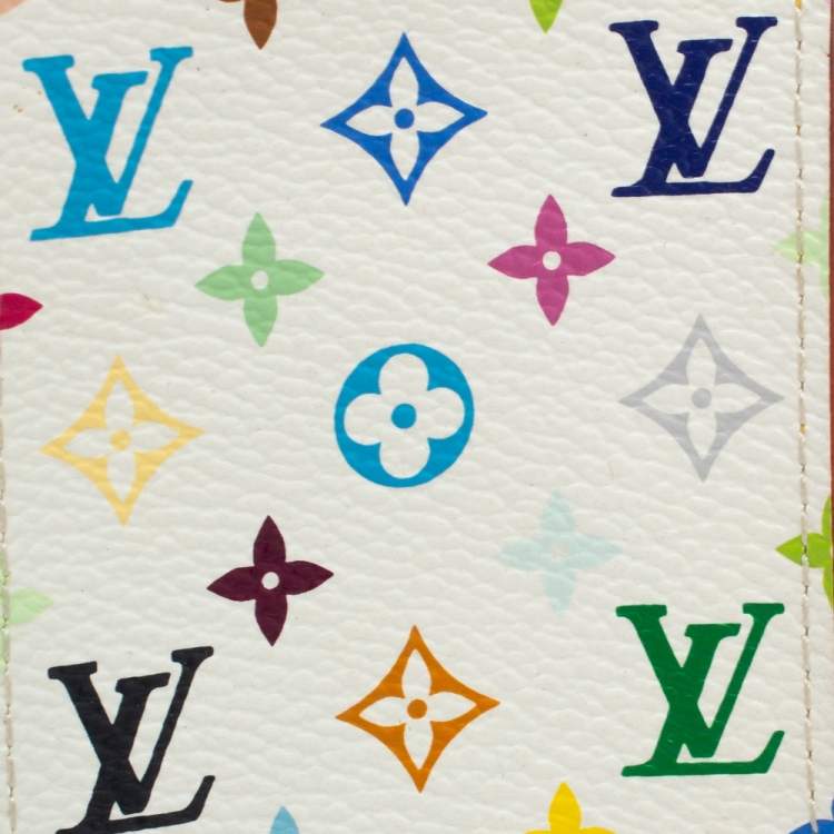Pre Owned Louis Vuitton White Monogram Multicolore Canvas iPod Case