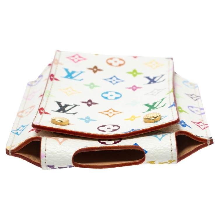 Pre Owned Louis Vuitton White Monogram Multicolore Canvas iPod Case