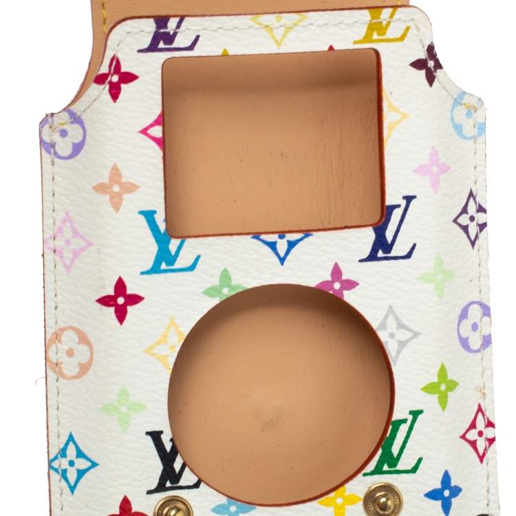 Pre Owned Louis Vuitton White Monogram Multicolore Canvas iPod Case