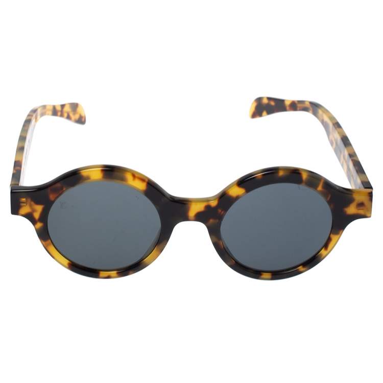Louis Vuitton x Supreme Havana Brown / Grey Z0990W Downtown Round Sunglasses  Louis Vuitton