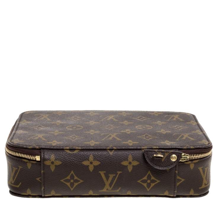 Pre Owned Louis Vuitton Monogram Canvas Monte Carlo Jewellery Box
