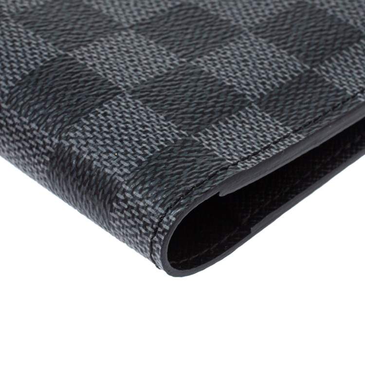 Pre Owned Louis Vuitton Damier Graphite Canvas Passport Case